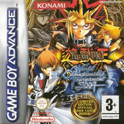 Yu-Gi-Oh World Wide Edition box art for GameBoy Advance